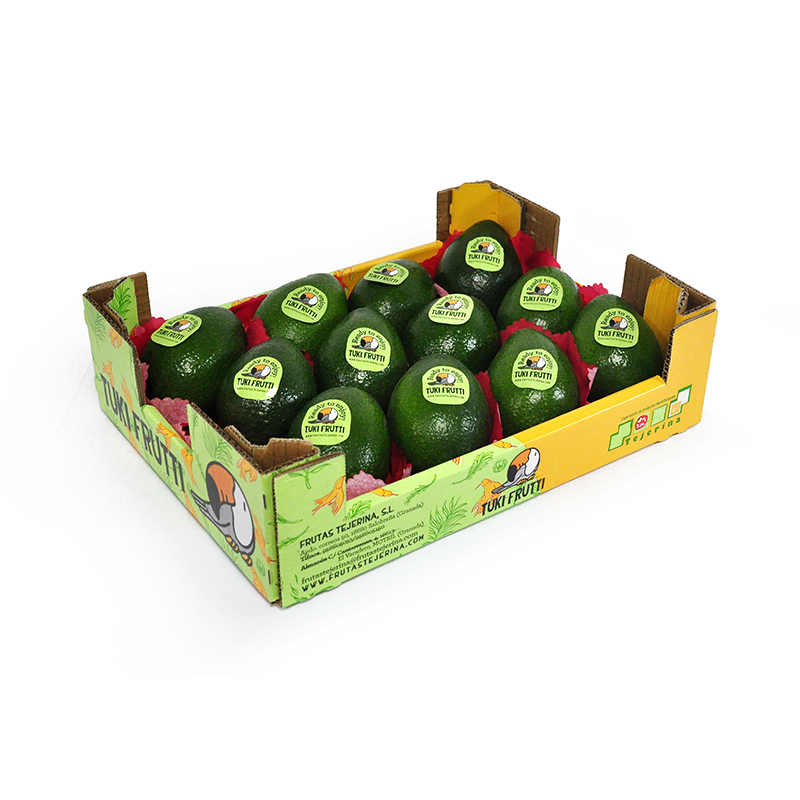 caja aguacate bacon